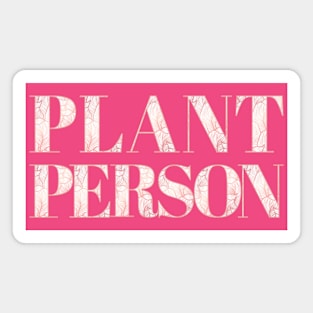 Plant Person (pink) Magnet